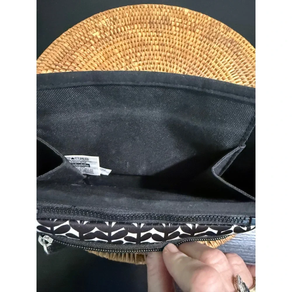 Skiphop Skidaddle Stroller Organizer Caddy Black White Pattern Detachable Pouch